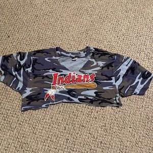 oversized stylish camo tank top